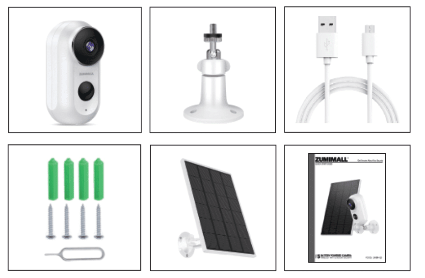 ZUMIMALL F5K BATTERY POWERED CAMERA QUICK START GUIDE CloudEdge.App